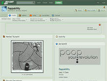 Tablet Screenshot of flappability.deviantart.com