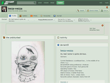 Tablet Screenshot of leeza-wezza.deviantart.com