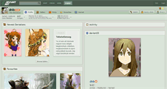 Desktop Screenshot of dhib.deviantart.com