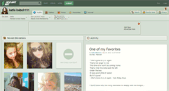 Desktop Screenshot of katie-babe0111.deviantart.com