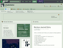 Tablet Screenshot of m-radiostation.deviantart.com
