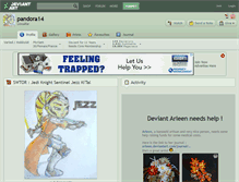 Tablet Screenshot of pandora14.deviantart.com