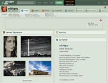 Tablet Screenshot of eddieguy.deviantart.com