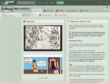 Tablet Screenshot of diary-comics.deviantart.com