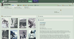 Desktop Screenshot of milanfibiger.deviantart.com