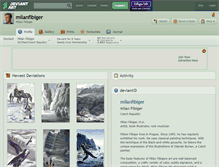 Tablet Screenshot of milanfibiger.deviantart.com