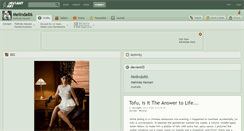 Desktop Screenshot of melinda86.deviantart.com