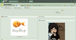 Desktop Screenshot of green-gossip.deviantart.com