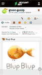 Mobile Screenshot of green-gossip.deviantart.com