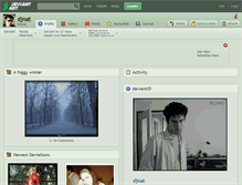 Tablet Screenshot of djnat.deviantart.com
