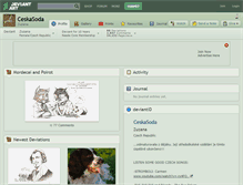 Tablet Screenshot of ceskasoda.deviantart.com