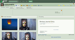 Desktop Screenshot of lucyrunningwild.deviantart.com