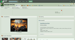 Desktop Screenshot of mechwarriorsclub.deviantart.com