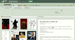 Desktop Screenshot of dead-metal.deviantart.com
