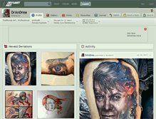 Tablet Screenshot of drandrea.deviantart.com