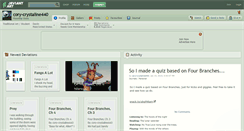 Desktop Screenshot of cory-crystaline440.deviantart.com