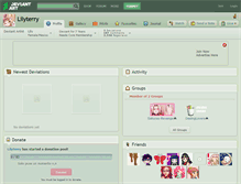 Tablet Screenshot of lilyterry.deviantart.com