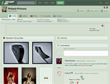 Tablet Screenshot of pinkest-princess.deviantart.com