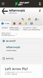 Mobile Screenshot of leftarrowplz.deviantart.com