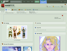 Tablet Screenshot of angelgirl5132.deviantart.com