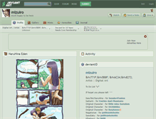 Tablet Screenshot of mizuiro.deviantart.com