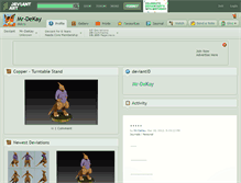 Tablet Screenshot of mr-dekay.deviantart.com