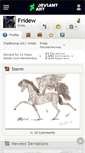Mobile Screenshot of fridew.deviantart.com