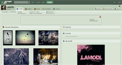 Desktop Screenshot of lamodi.deviantart.com