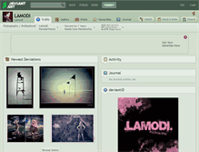 Tablet Screenshot of lamodi.deviantart.com