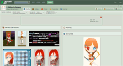 Desktop Screenshot of lilmissjulianne.deviantart.com