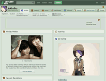 Tablet Screenshot of jokimiko.deviantart.com