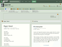 Tablet Screenshot of esper109.deviantart.com