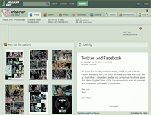 Tablet Screenshot of crispeter.deviantart.com