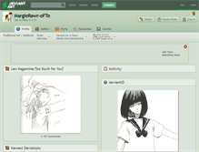 Tablet Screenshot of margierawr-ofto.deviantart.com