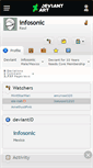 Mobile Screenshot of infosonic.deviantart.com