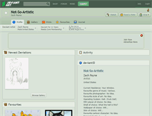 Tablet Screenshot of not-so-artistic.deviantart.com