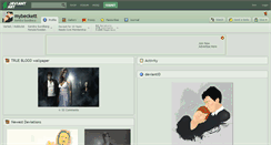 Desktop Screenshot of mybeckett.deviantart.com