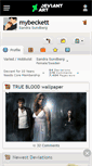Mobile Screenshot of mybeckett.deviantart.com