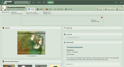 Desktop Screenshot of cinnamonaesthetic.deviantart.com