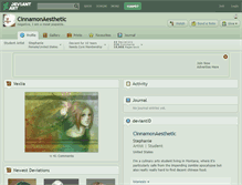 Tablet Screenshot of cinnamonaesthetic.deviantart.com