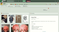 Desktop Screenshot of lo-0.deviantart.com
