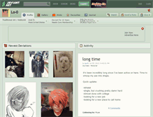 Tablet Screenshot of lo-0.deviantart.com