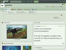 Tablet Screenshot of luniwenor.deviantart.com