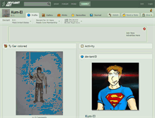 Tablet Screenshot of kum-el.deviantart.com
