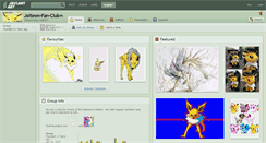 Desktop Screenshot of jolteon-fan-club.deviantart.com