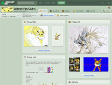 Tablet Screenshot of jolteon-fan-club.deviantart.com