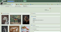 Desktop Screenshot of julyart.deviantart.com