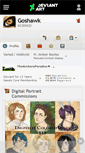 Mobile Screenshot of goshawk.deviantart.com