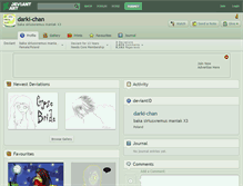 Tablet Screenshot of darki-chan.deviantart.com