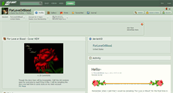 Desktop Screenshot of forloveorblood.deviantart.com